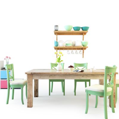 现代餐桌椅组合