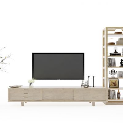 现代电视柜组合