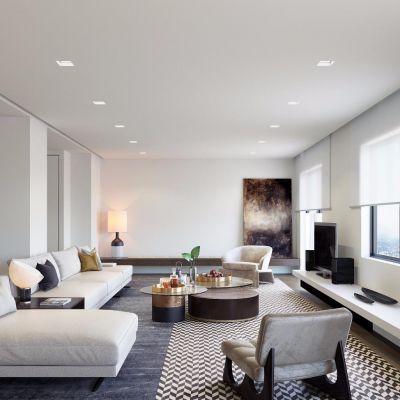 现代极简风格客厅