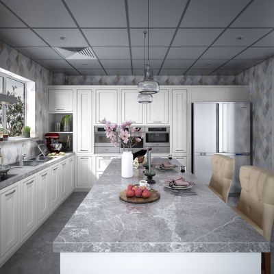 美式欧式厨房橱柜花瓶摆件果盘