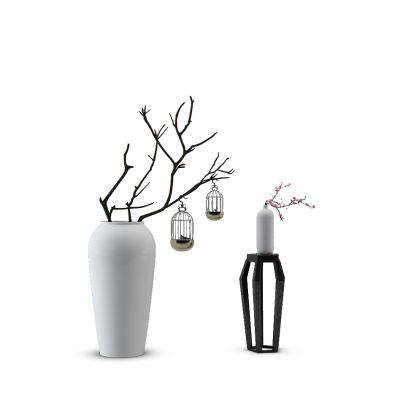 中式新中式树枝装饰