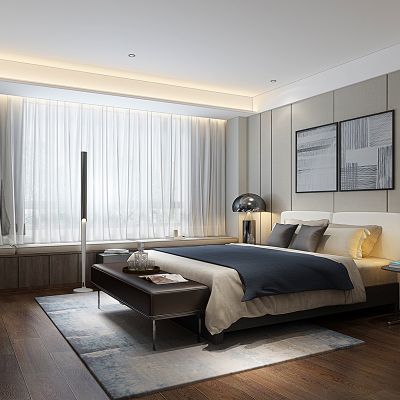 现代卧室床
