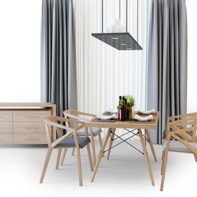 现代中式餐桌椅组合