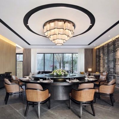 港式新中式酒店餐厅包厢