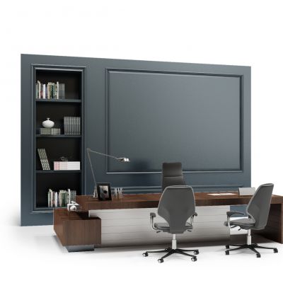 现代老板台现代风格