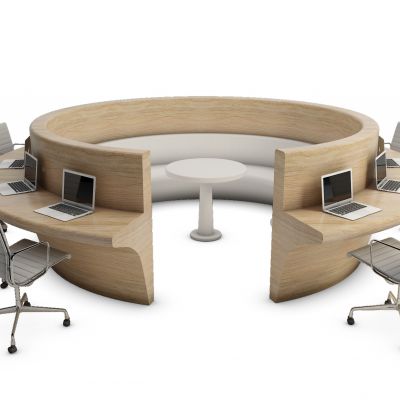 现代办公桌工位办公椅