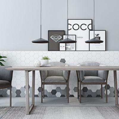 北欧现代餐桌椅