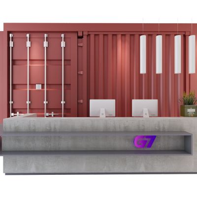 现代服务台集装箱