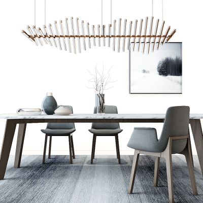 北欧现代餐桌椅