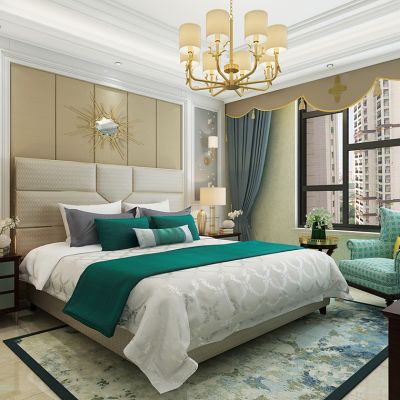 简欧式卧室床床头柜