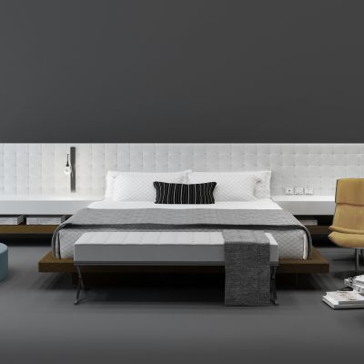 现代床极简款