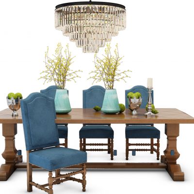 欧式美式餐桌椅