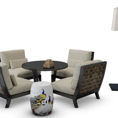 现代洽谈桌椅组合