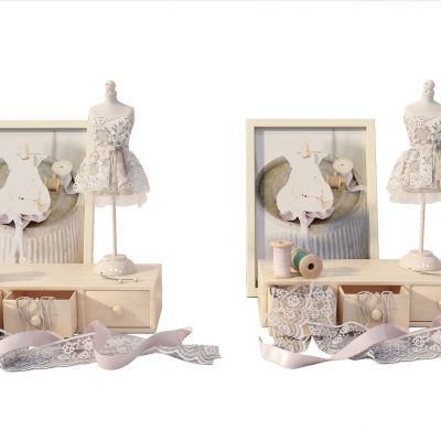 现代首饰盒模特