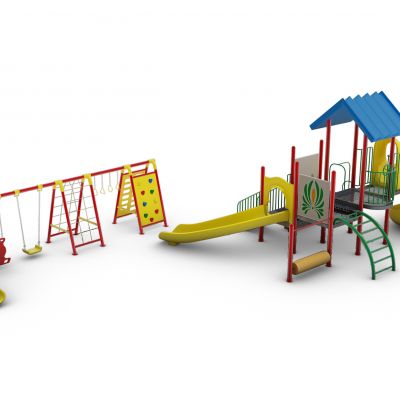 现代儿童玩具游乐设施