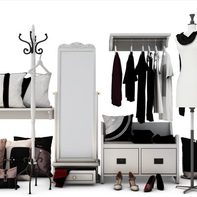 现代衣服服装鞋子