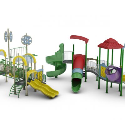 现代儿童玩具游乐设施