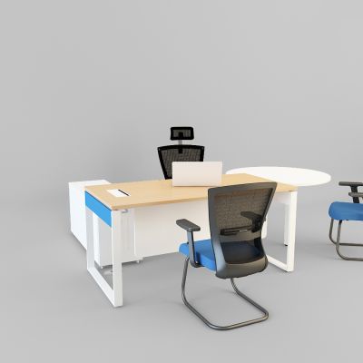 现代老板台班台