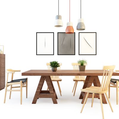 现代茶桌椅组合