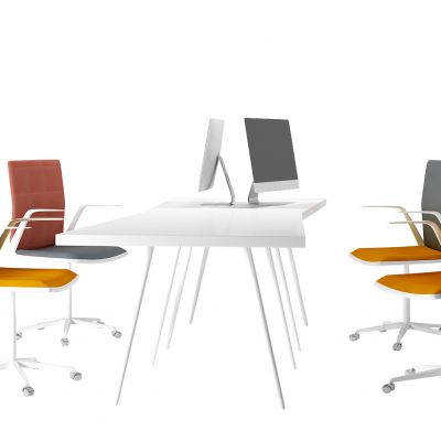 现代办公桌椅工位