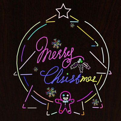 现代咖啡厅餐厅酒吧夜店霓虹灯管节日彩灯