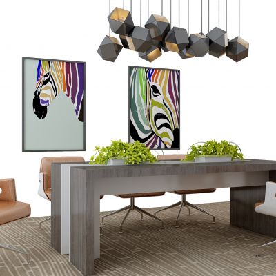 现代老板台吊灯