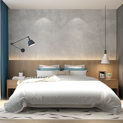 现代卧室客房床壁灯