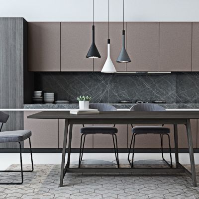 北欧现代餐桌椅