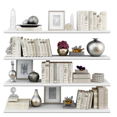 现代隔板摆件陈设