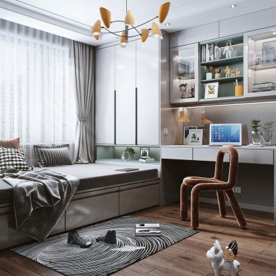 现代风格榻榻米卧室