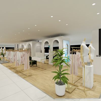 现代商场女装店