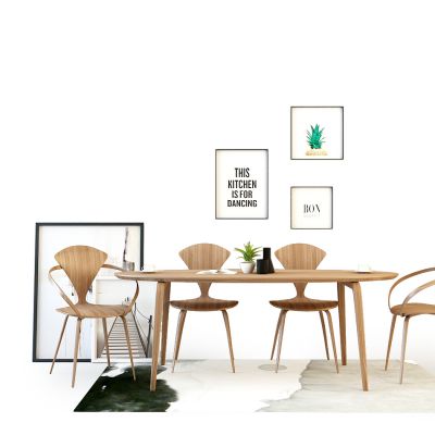 现代餐桌椅组合