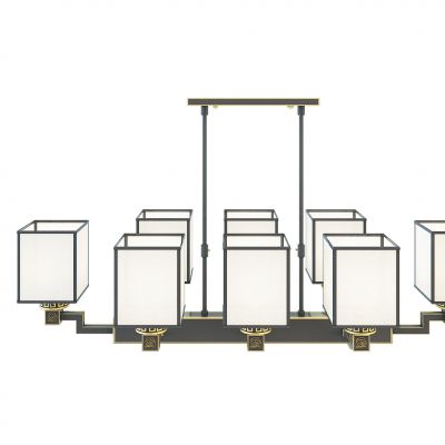 新中式吊灯组合