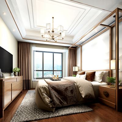 新中式主卧室