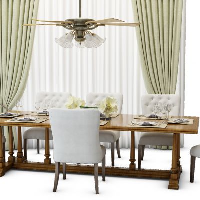 欧式美式餐桌椅组合