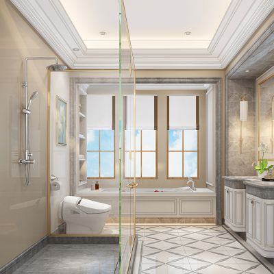 简欧式美式地中海卫生间