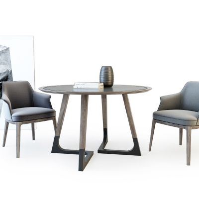 现代餐桌椅组合