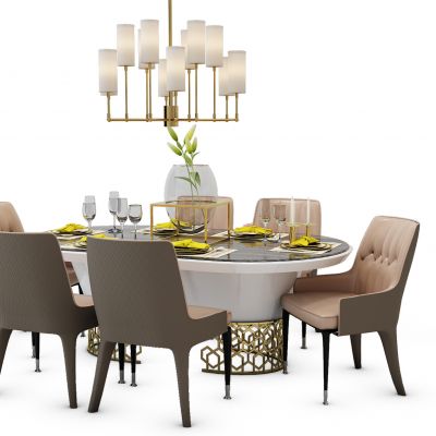简欧餐桌椅