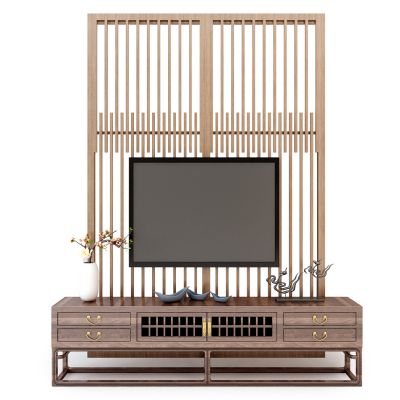 中式电视柜