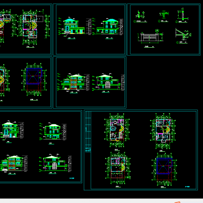 新小户型别墅全套图