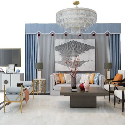 简欧新古典沙发组合