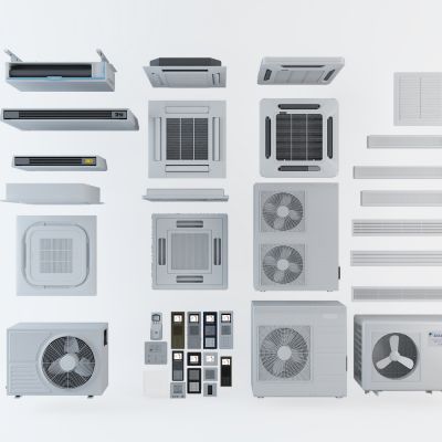 现代空调室外机风口