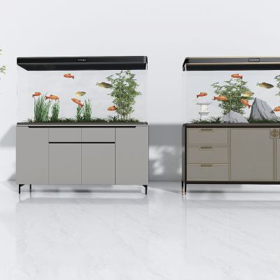 水族箱鱼缸，玻璃鱼缸，鱼缸柜，客厅鱼缸
