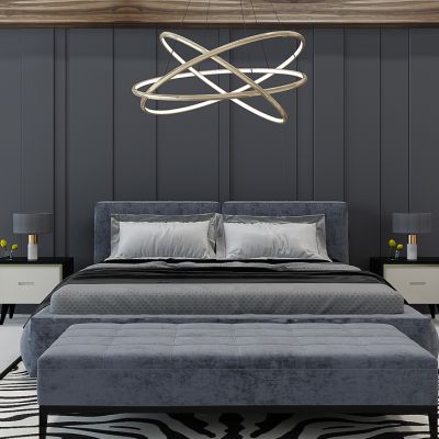 现代卧室现代床床头柜