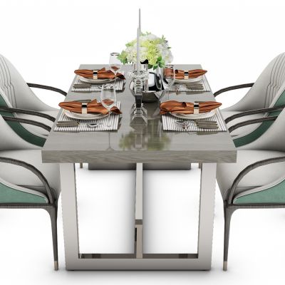 现代中式餐桌椅