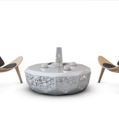现代镂空茶几