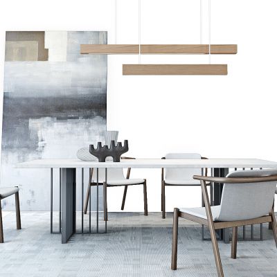 北欧现代餐桌椅