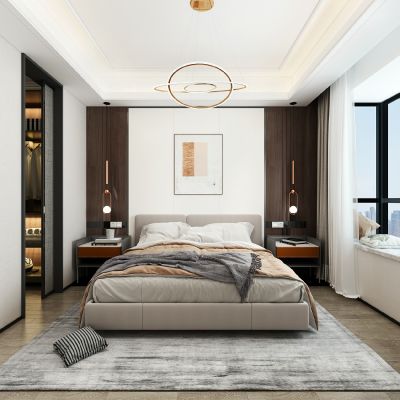 北欧现代卧室
