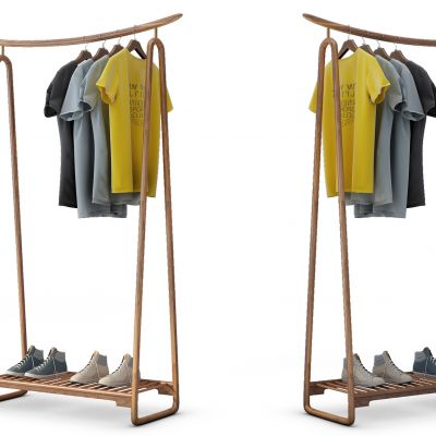 现代衣服衣架