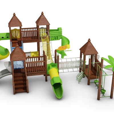 现代儿童玩具游乐设施